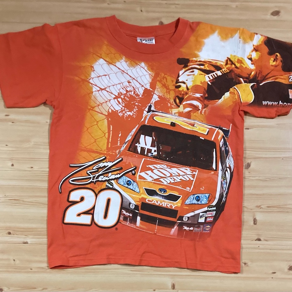 Vintage Chase Authentics Tony Stewart NASCAR All Over Print T-shirt